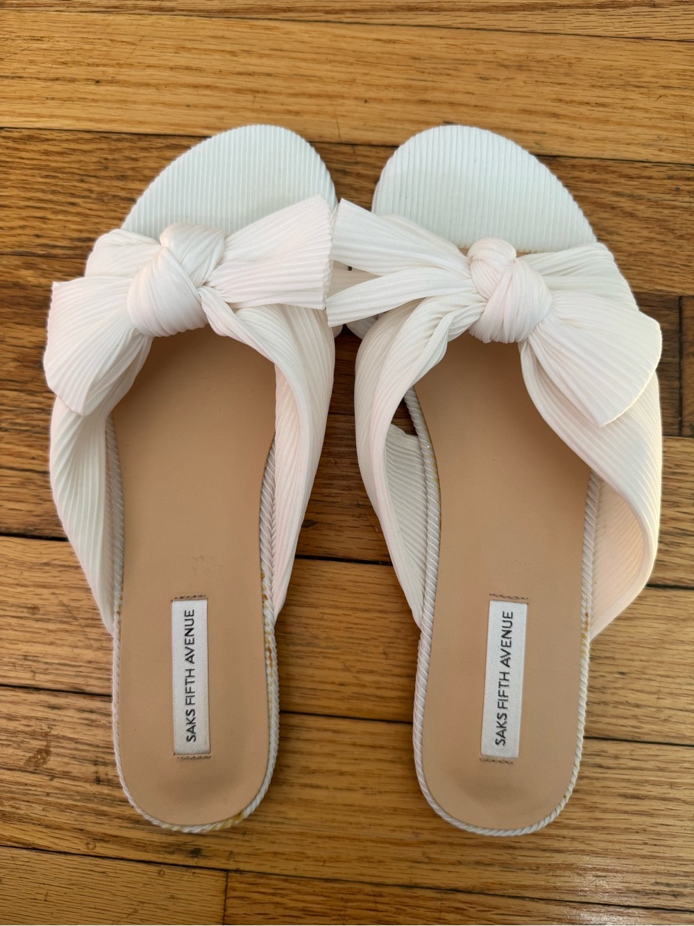 Saks Fifth Avenue Women's Knot Slide Sandals